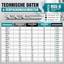 HSS Bohrer DIN 338, geschliffen, kurz