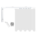 Vorhangsystem | WiFi-Motor + Handfunksender + 1-läufige Gardinenschiene