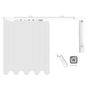 Vorhangsystem | WiFi-Motor + Handfunksender + 1-läufige Gardinenschiene