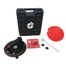 1-Kopf-Saugheber mit eingebauter Vakuumpumpe und Vakuumanzeige inkl. Aufbewahrungskoffer, Ø 200 mm