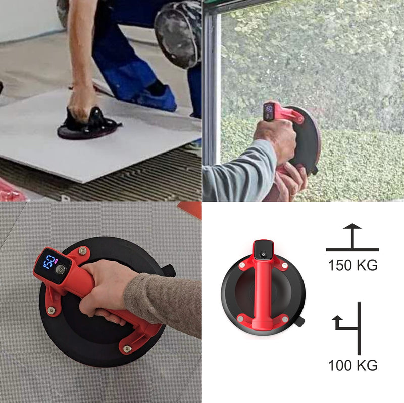 Elektrischer Saugheber PH618A mit Vakuumpumpe 197 mm, 150 kg Tragkr Elektrischer Saugheber PH618A mit Vakuumpumpe 197 mm, 150 kg Tragkr