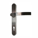 Haustürgriff innen, Edelstahl, ohne Fixiernocken