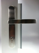 Haustürdrücker-Stoßgriff-Sets | Edelstahl | 45° & 90° Stützen