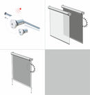 Die Wiederaufladbaren | AKKU-Rohrmotor 28mm Rohrdurchmesser | 2 Nm | Bi-Funk