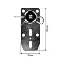 Motorlager Vierkant | HR120001