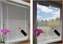 Elektrische Aluminium Jalousie & Sender | Fensterflügel ohne Bohren